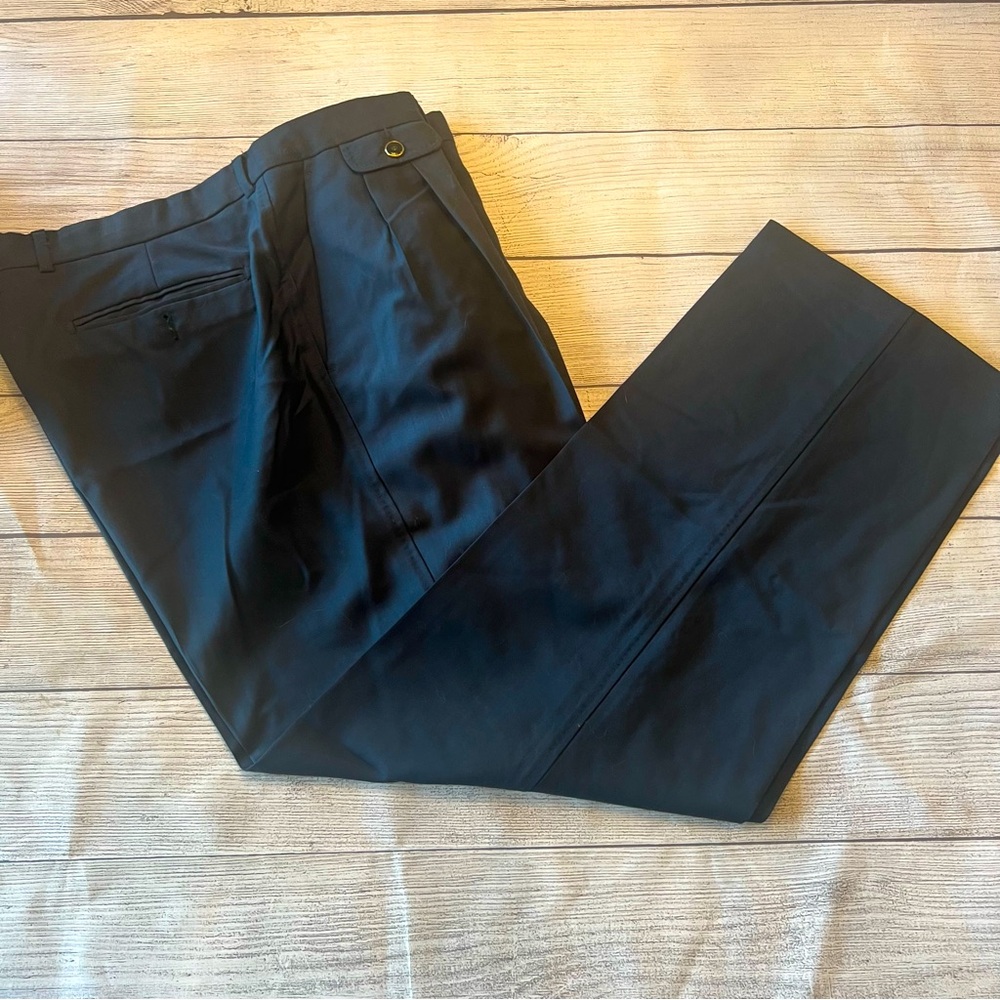Dunhill Vintage Navy Dress Pants